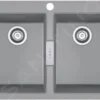 Franke Sirius 2.0 - Tectonite Spoelbak S2D 620-86, 860x500 Mm, Grijs 143.0650.970