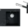 Franke Sets - Set G223, Fragraniet Spoelbak CNG 611-62 TL/7 En Keukenkraan FC 3055.901, Mat Zwart/chroom 114.0675.668 -Exporteren Kraan Lux Winkel 5d7590349ab2294492f56d64