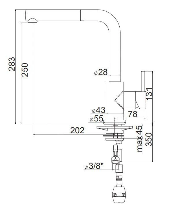 Franke Sets - Spoelbakset T24, OID 611-62 Tectonite Spoelbak, Zwart + Keukenkraan FN 0147, Chroom 114.0323.944 5 Franke Sets - Spoelbakset T24, OID 611-62 Tectonite Spoelbak, Zwart + Keukenkraan FN 0147, Chroom 114.0323.944 - Afbeelding 3