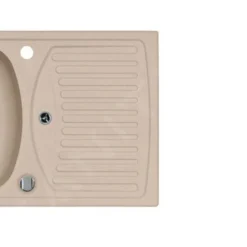 Alveus Sets - Set Spoelbak Record 30 En Keukenkraan Tonia, Beige SETA112