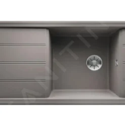 Blanco Faron XL 6 - Silgranit Spoelbak, 1000x500 Mm, InFino, Aluminium 524785