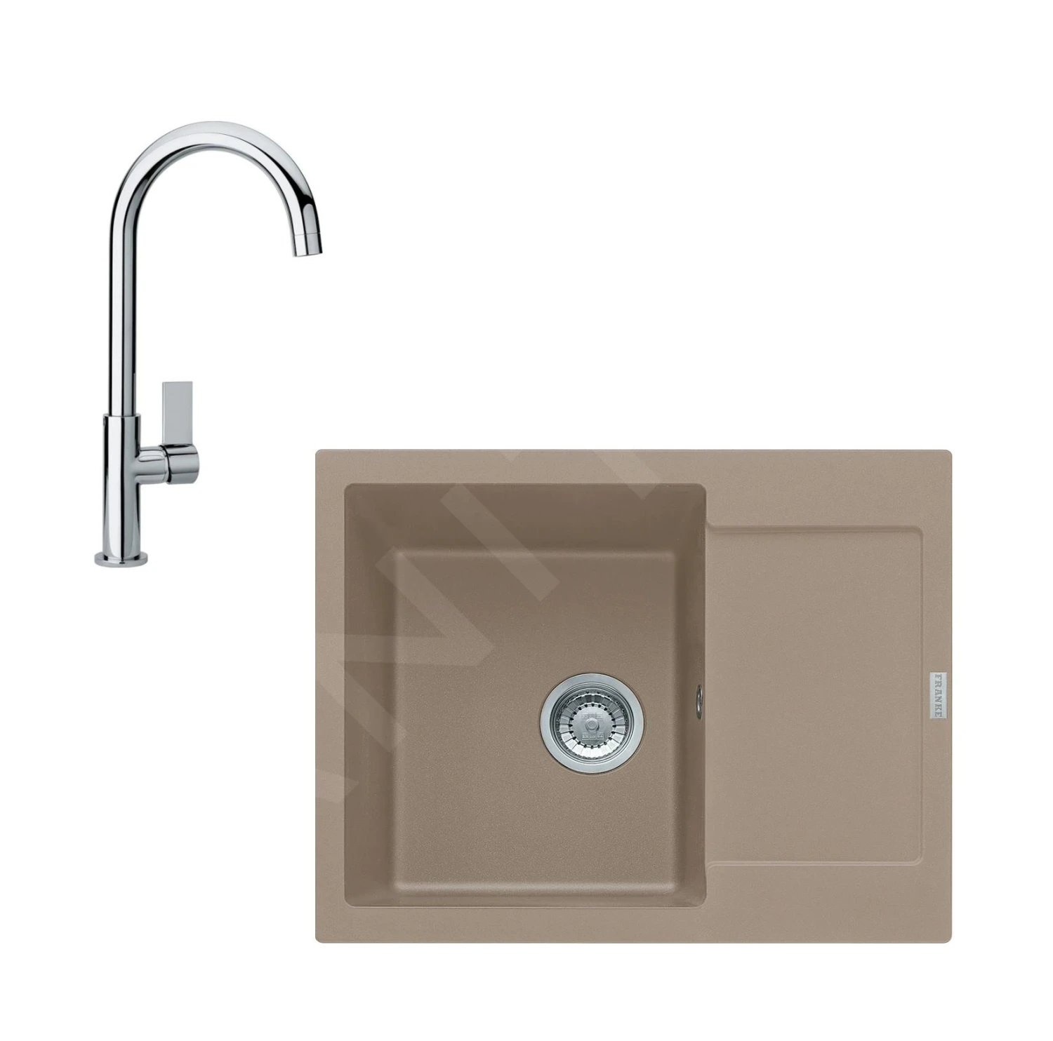 Franke Sets - Keukenset G165, Fragraniet Spoelbak MRG 611-62 En Keukenkraan FP 0408.031, Kasjmier/chroom 114.0587.922 3 Franke Sets - Keukenset G165, Fragraniet Spoelbak MRG 611-62 En Keukenkraan FP 0408.031, Kasjmier/chroom 114.0587.922