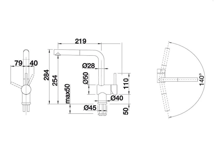 Blanco Linus S - Keukenkraan Met Uittrekbare Sproeikop, Wit 516692 4 Blanco Linus S - Keukenkraan Met Uittrekbare Sproeikop, Wit 516692 - Afbeelding 2