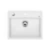Blanco Dalago 6 - Silgranit Spoelbak, 615x510 Mm, Draaiknopbediening, Wit 514199