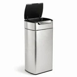 Simplehuman Afvalemmers - Afvalbak 40 L, Touch-bar, Gebrosteld Rvs CW2014 -Exporteren Kraan Lux Winkel 643d2fe2861577129d24becb
