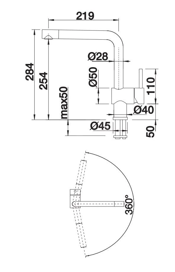 Blanco Linus - Keukenkraan, Coffee 516707 4 Blanco Linus - Keukenkraan, Coffee 516707 - Afbeelding 2
