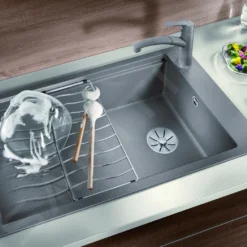 Blanco Elon XL 8 - Silgranit Spoelbak, 860x500 Mm, Gray Rock 524871 -Exporteren Kraan Lux Winkel 68967c570d8d39b7e3af8822