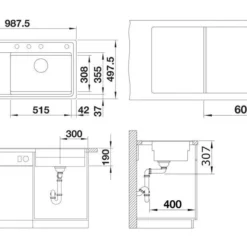 Blanco Zenar XL 6 - Silgranit Spoelbak, 988x498 Mm, Met Afvoerbediening En Toebehoren, InFino, Grijs 527376 -Exporteren Kraan Lux Winkel 68f478c8b32c5192b45b9e7d