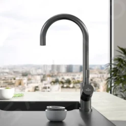 Villeroy & Boch Umbrella - Keukenkraan, Antraciet 92530005 -Exporteren Kraan Lux Winkel 692e06f5a62b1ae3fd8fed3c