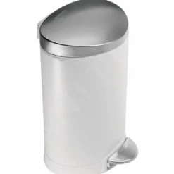 Simplehuman Afvalemmers - Afvalbak 6 L, Wit CW1835CB -Exporteren Kraan Lux Winkel 6af57a473a09a7bd7ec89522
