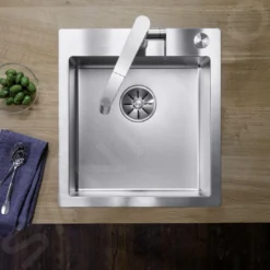 Blanco Claron 400 - Spoelbak, 460x510 Mm, InFino, Rvs Durinox 523392 -Exporteren Kraan Lux Winkel 6bf80c532595aa51ae42ac27