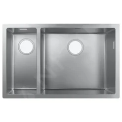 Hansgrohe Spoelbakken - Onderbouwspoelbak S719-U655, Roestvrij Staal 43429800