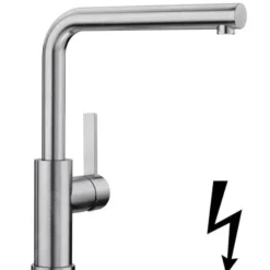 Blanco Lanora F - Keukenkraan, Neerklapbaar, Geborsteld Rvs 526181