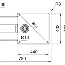 Franke Sirius 2.0 - Tectonite Spoelbak S2D 611-78 XL 780x500 Mm, Grijs 143.0617.617 -Exporteren Kraan Lux Winkel 6d468f1d59defcaf07f6d6db