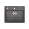 Blanco Dalago 6 - Silgranit Spoelbak, 615x510 Mm, Draaiknopbediening, Rock Grey 518850 -Exporteren Kraan Lux Winkel 6de6243585c1fb8a2d66b0b1
