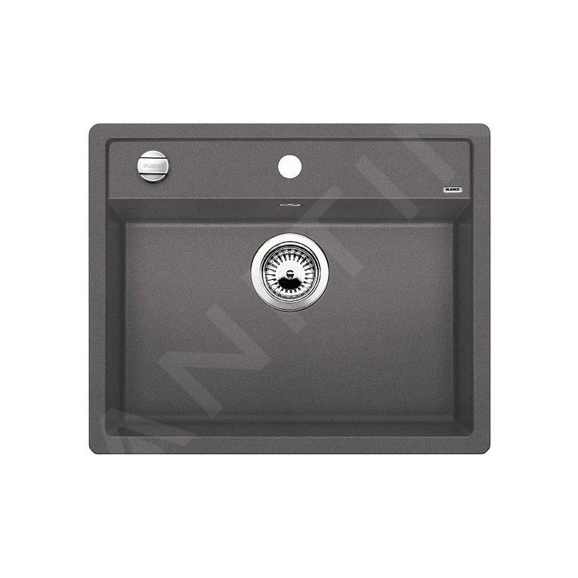 Blanco Dalago 6 - Silgranit Spoelbak, 615x510 Mm, Draaiknopbediening, Rock Grey 518850 3 Blanco Dalago 6 - Silgranit Spoelbak, 615x510 Mm, Draaiknopbediening, Rock Grey 518850