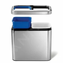 Simplehuman Afvalemmers - Open Recyclebak 20 L, Gebrosteld Rvs CW1470 11 Simplehuman Afvalemmers - Open Recyclebak 20 L, Gebrosteld Rvs CW1470 -Exporteren Kraan Lux Winkel 6e742928079bfc9452622d83