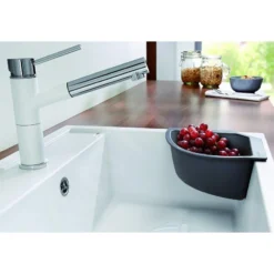 Blanco Accessoires - Hoekvormig Inzetbakje, Zwart 235866 -Exporteren Kraan Lux Winkel 6f055772d6fb9a2fae9311eb