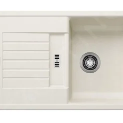 Blanco Zia 45 - Silgranit Spoelbak, 780x500 Mm, Zacht Wit 527200