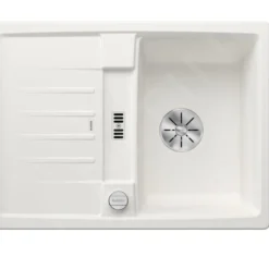 Blanco Lexa 40 - Silgranit Spoelbak, 680x500 Mm, Met Afvoerbediening, InFino, Wit 524884