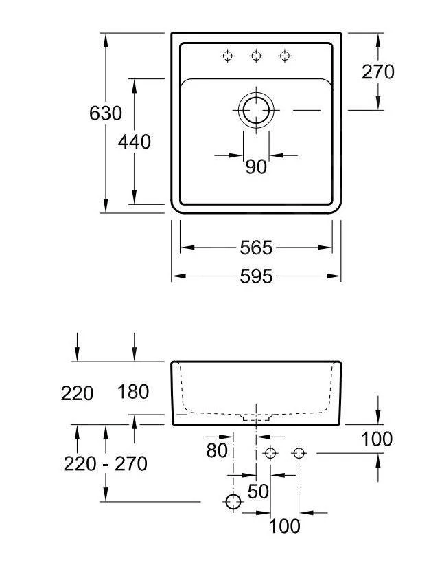 Villeroy & Boch Spoelbakken - Keramische Spoelbak 63x60 Cm, CeramicPlus, Grafiet 632061i4 4 Villeroy & Boch Spoelbakken - Keramische Spoelbak 63x60 Cm, CeramicPlus, Grafiet 632061i4 - Afbeelding 2