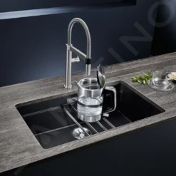 Blanco Etagon 700 - Silgranit Spoelbak, 730x460 Mm, Met Verschillende Niveaus, Grijze Rots 525168 -Exporteren Kraan Lux Winkel 7114c74273bca20d6e7acaec