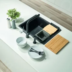 Franke Toebehoren - ALL-IN Set 2, Set Van 5 Spoelbakaccessoires 112.0655.482 -Exporteren Kraan Lux Winkel 723c3bf55095c233fbb12d13