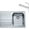 Franke Sets - Set N87, Rvs Spoelbak LLX 611/7 En Keukenkraan FC 3055.031, Rvs/chroom 101.0650.598 -Exporteren Kraan Lux Winkel 74321c5aca4d12fc3b8e9afe