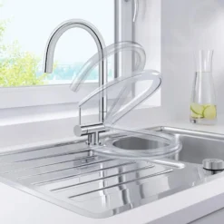 Blanco Coressa F - Keukenkraan, Neerklapbaar Onder Raam, Chroom 521544 -Exporteren Kraan Lux Winkel 74b0861cc5da3da2ee7f3252