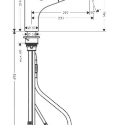 Hansgrohe Zesis M33 - Keukenkraan 150, Met Uittrekbare Sproeikop, SBox Lite, Mat Zwart 74803670 -Exporteren Kraan Lux Winkel 7564e1ad7c2431a47b02c253