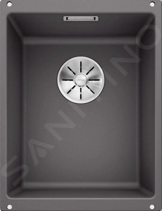 Blanco Subline 320 - Silgranit Spoelbak, 350x460 Mm, Gray Rock 523407 3 Blanco Subline 320 - Silgranit Spoelbak, 350x460 Mm, Gray Rock 523407