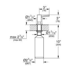 Grohe Cosmopolitan - Cosmopolitan Zeepdispenser, Chroom 40535000 -Exporteren Kraan Lux Winkel 75c73427d97475f0cbafc0a2 1