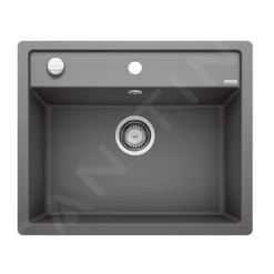 Blanco Dalago 6 - Silgranit Spoelbak, 605x500 Mm, Met Afvoerregeling, Grijze Rots 518851