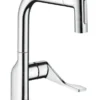 Axor Citterio - Keukenkraan Met Uittrekbare Vuistdouche En Schakelaar, Chroom 39862000