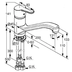 Kludi Logo Neo - Eengreeps Keukenkraan, Chroom 379190575 -Exporteren Kraan Lux Winkel 77c81ff831d2e9ae574cd17d