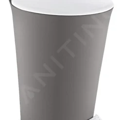 Aqualine Accessoires - Afvalbak Pedal 6 L, Terracotta/wit TRN-079-05