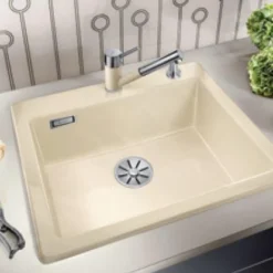 Blanco Palona 6 - Keramische Spoelbak, 615x510 Mm, Met Draaiknopbediening, Magnolia 524732 -Exporteren Kraan Lux Winkel 78ddc5a5ed9d24e474b5aa91