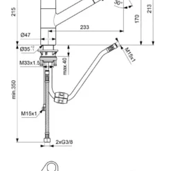 Ideal Standard Ceralook - Keukenkraan Met Uittrekbare Handdouche, BlueStart, Rvs BC297GN -Exporteren Kraan Lux Winkel 79f7aa57be7485a54be93cdf