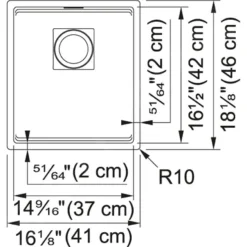 Franke Kubus 2 - Fragraniet Spoelbak KNG 110-37, 410x460 Mm, Onyx 125.0670.900 6 Franke Kubus 2 - Fragraniet Spoelbak KNG 110-37, 410x460 Mm, Onyx 125.0670.900 -Exporteren Kraan Lux Winkel 7acb8d914953a878e63d66e3