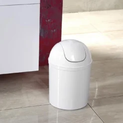 Aqualine Accessoires - Afvalbak 5 L, Wit Kuntstof 20309 -Exporteren Kraan Lux Winkel 7b2f64ed24599174a9567602