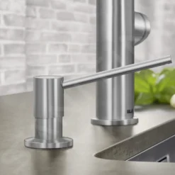 Blanco Accessoires - Afwasmiddeldispenser Torre, Staal 526430 -Exporteren Kraan Lux Winkel 7d3d7bfee5ffbe02b2973987