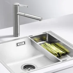 Blanco Accessoires - Subline Inzetbakje, Rvs 227689 -Exporteren Kraan Lux Winkel 7ec1cd242b9eb9dd153f86f7