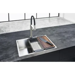 Franke Toebehoren - Box Center Voor Spoelbak Incl. Accessoires, Rvs/zwart Kunststof 112.0619.946 -Exporteren Kraan Lux Winkel 808daaa125b4d9a6632f1256