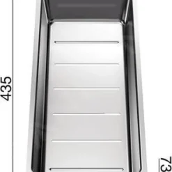 Blanco Accessoires - Subline Inzetbakje, Rvs 227689 -Exporteren Kraan Lux Winkel 828dee5ff63ad3bfd170820a