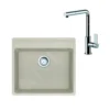 Franke Sets - Set G247, Fragraniet Spoelbak MRG 610-52 RTL En Keukenkraan FN 7394.031, Sahara/chroom 114.0675.636