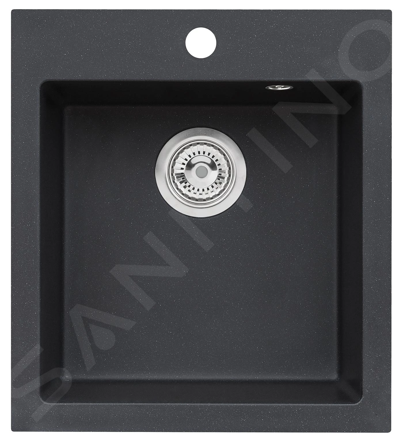 Alveus Cortina - Granieten Spoelbak 450x500 Mm, Carbon 1133432 3 Alveus Cortina - Granieten Spoelbak 450x500 Mm, Carbon 1133432