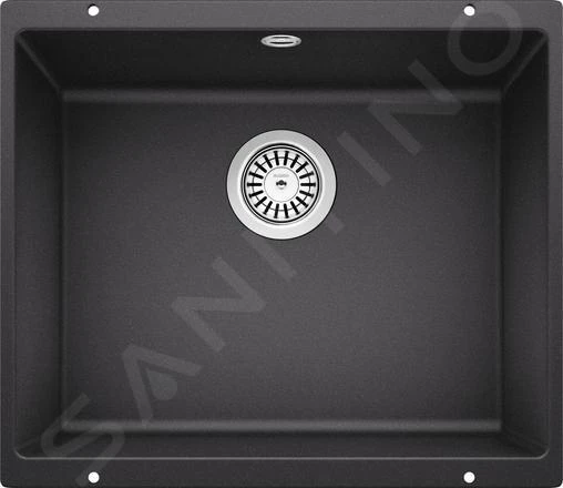 Blanco Rotan 500 - Silgranit Spoelbak, 530x460 Mm, Antraciet 523075 3 Blanco Rotan 500 - Silgranit Spoelbak, 530x460 Mm, Antraciet 523075