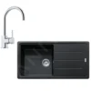 Franke Sets - Keukenset G134, Fragraniet Spoelbak BFG 611 En Keukenkraan FC 650.031, Onyx/chroom 114.0510.306 -Exporteren Kraan Lux Winkel 8661d5987c72fc6efcf8a9eb