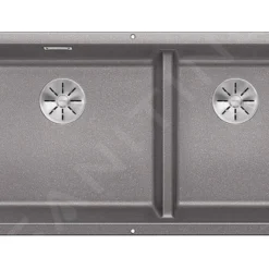 Blanco Subline 480/320 - Silgranit Spoelbak, 855x460 Mm, Aluminium 523586