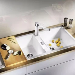 Blanco Metra 8 - Silgranit Spoelbak, 1160x500 Mm, Zwart 525934 -Exporteren Kraan Lux Winkel 8828be9bf07c84f38491d3a8